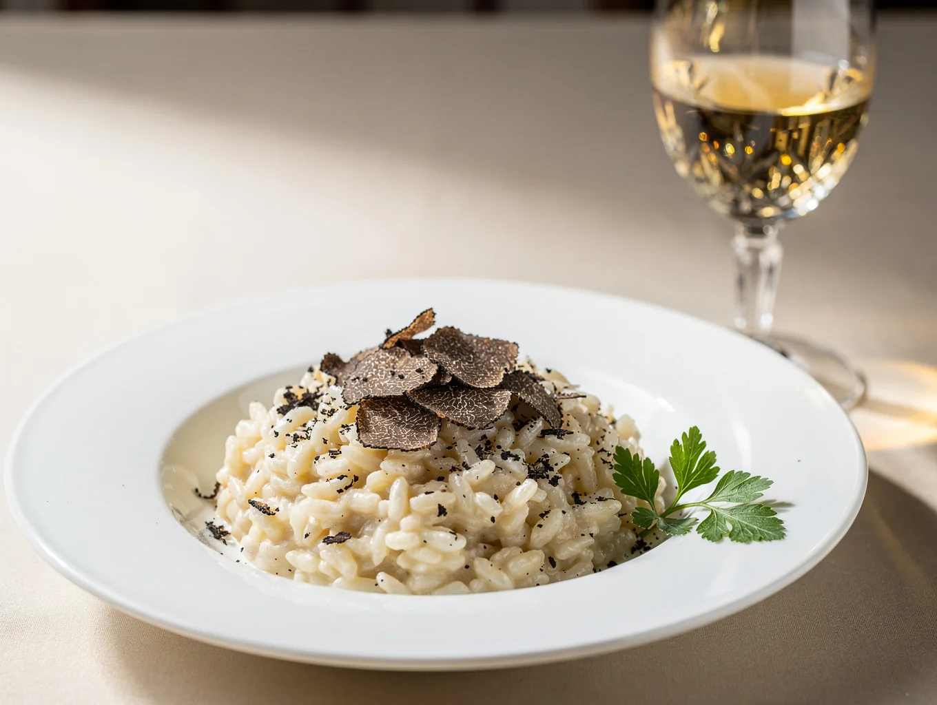Risotto with white truffle